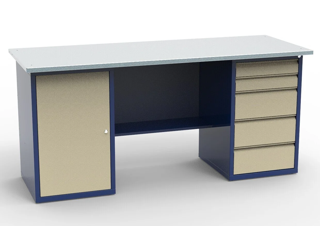 Верстак слесарный двухтумбовый СВ-2Т.01.05.19_сб1