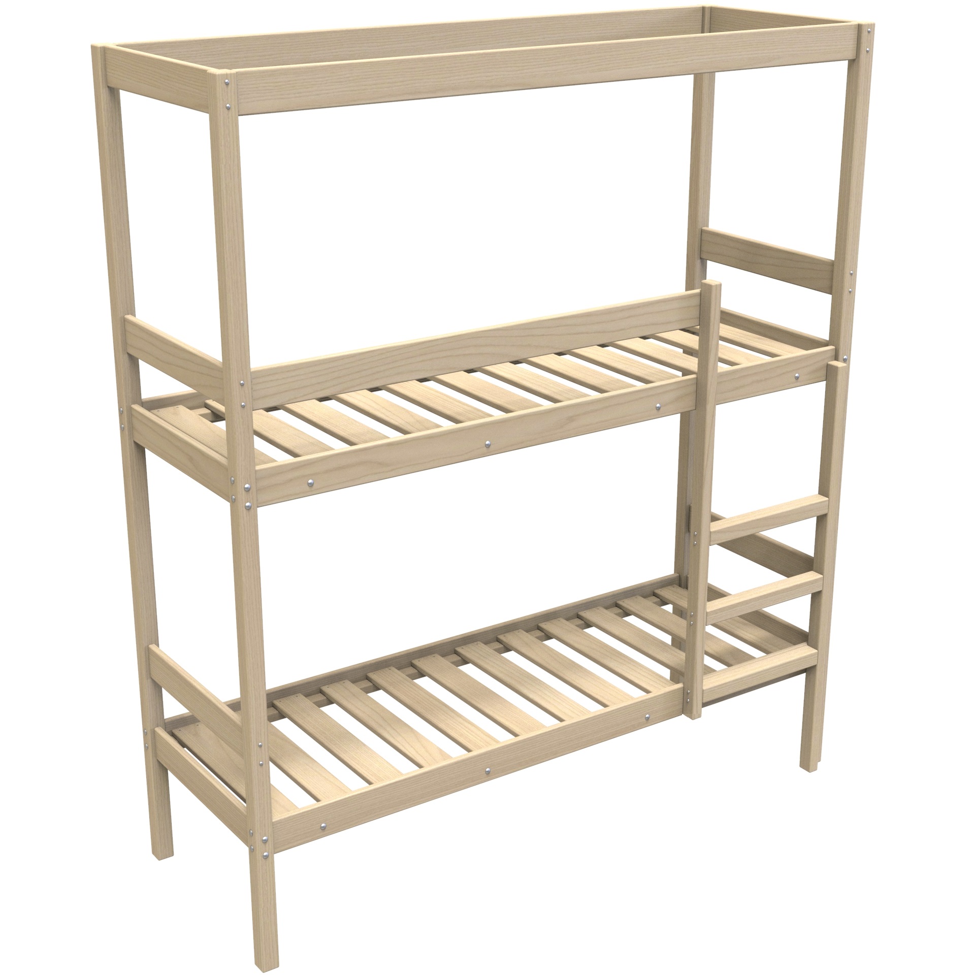 Кровать деревянная КД/2-ШТ/200/80