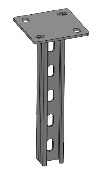 Страт-стойка двойная 41х21, длиной 1700 мм, сендзимир