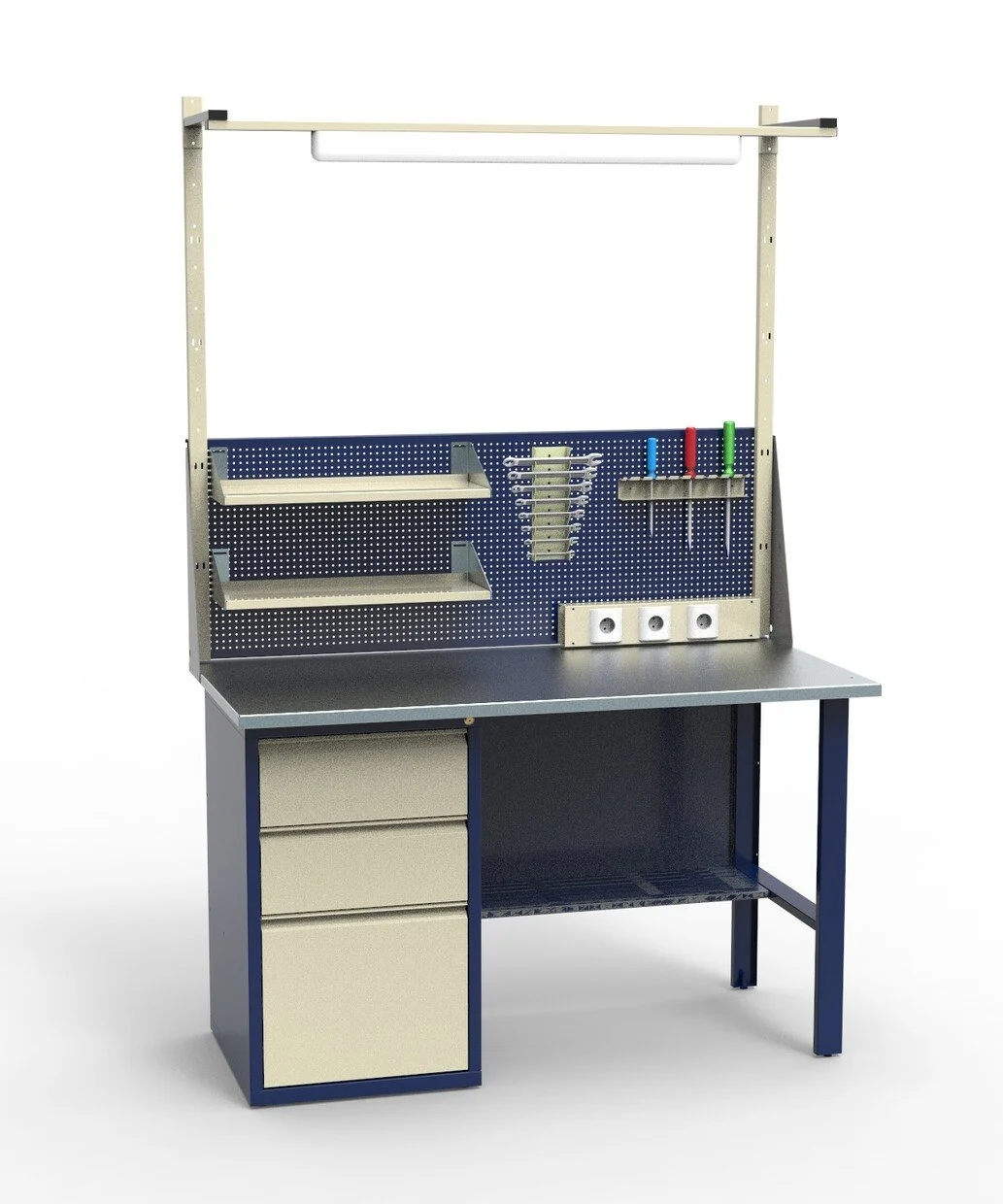Верстак слесарный однотумбовый СВ-1Т.03.00.14_сб2
