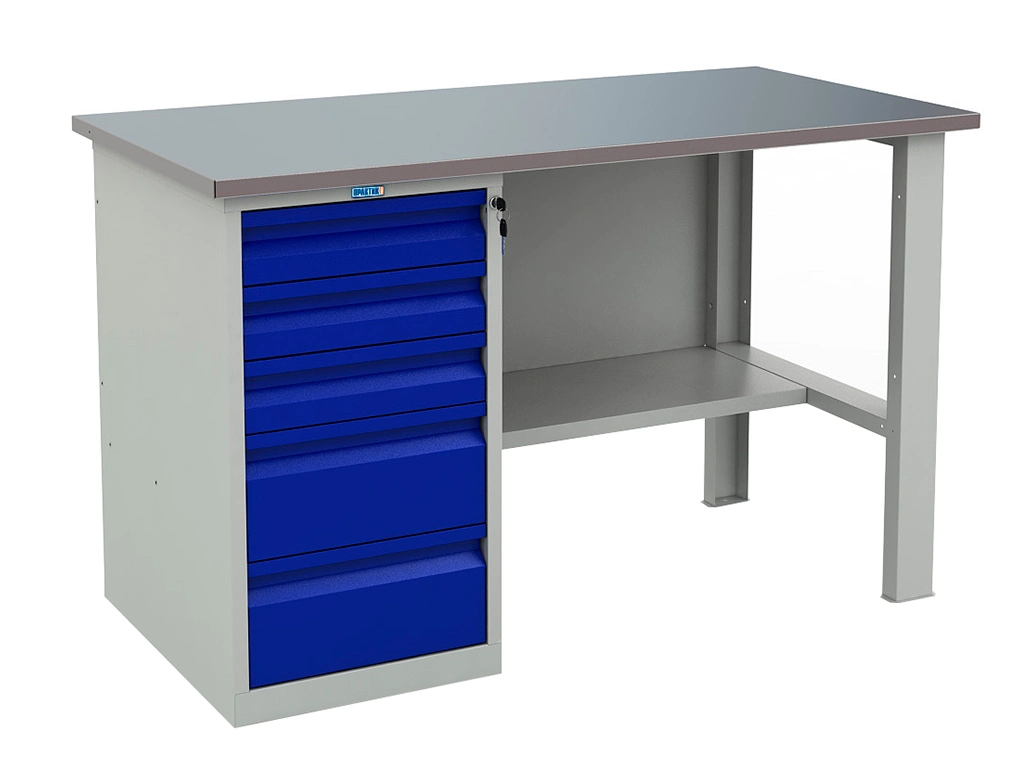 Верстак металлический Практик Profi (№401) WT140.WD5/F1.000