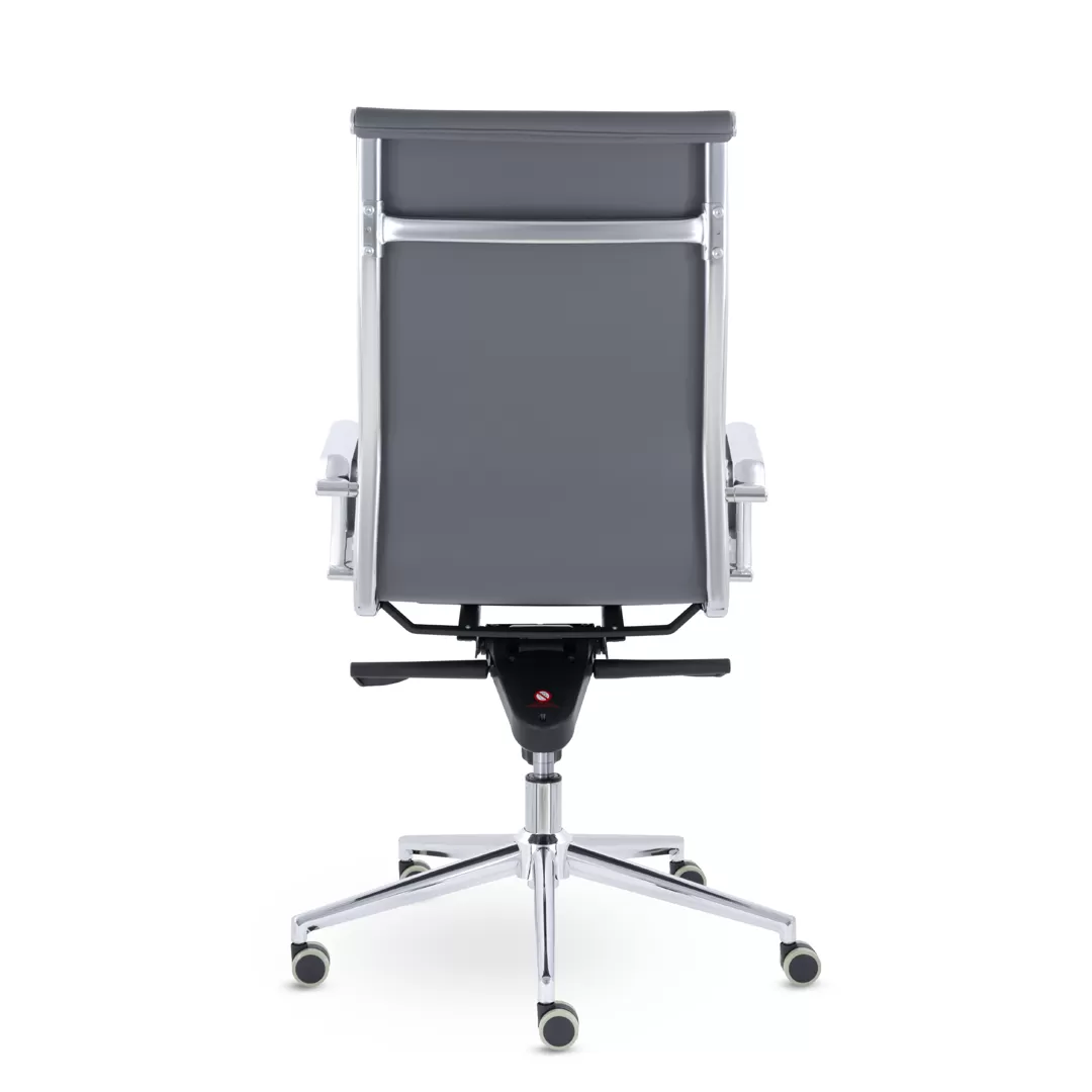 Кресло компьютерное Кайман Комфорт В хром МБ Ср S-0422 (темно-серый)